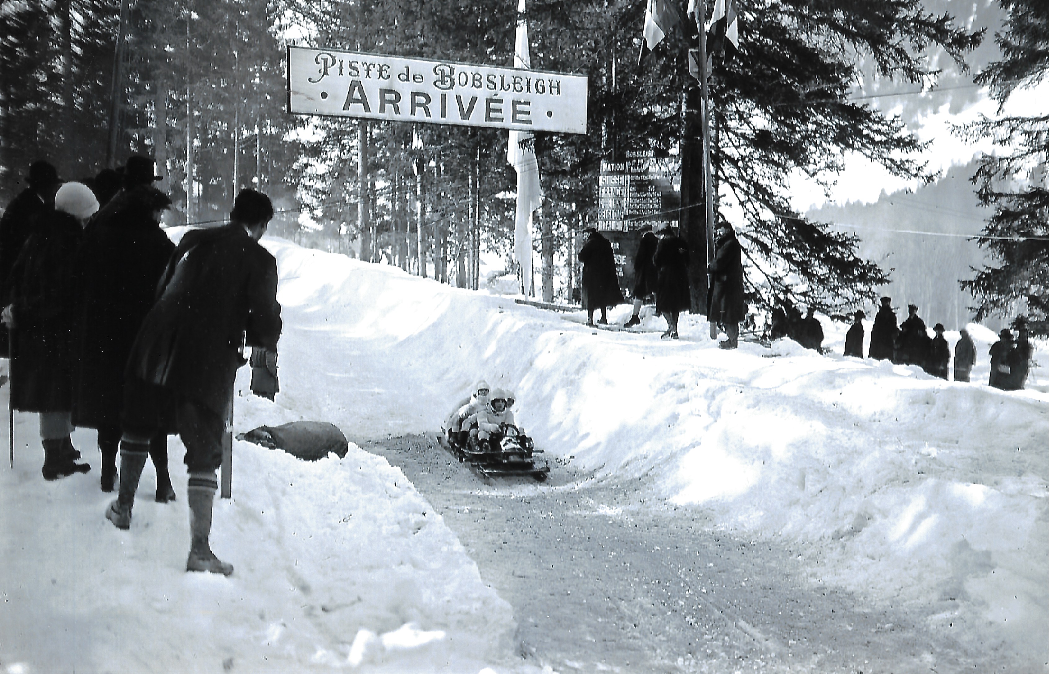 1924 Bobsleigh Pelerins©Collection Denis Cardoso 