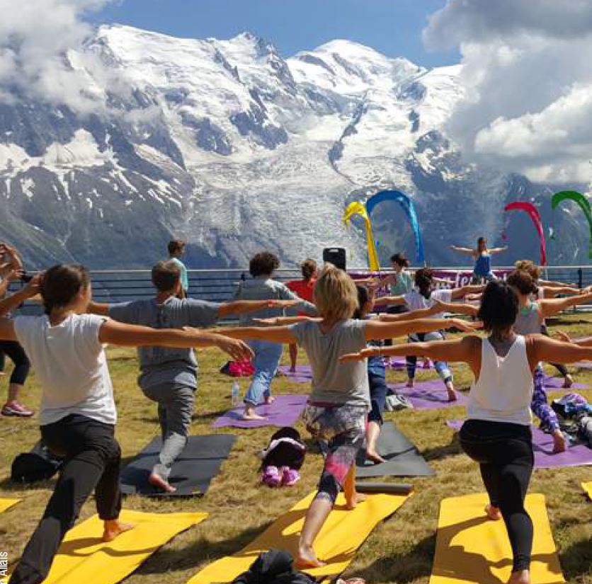 yoga in chamonix