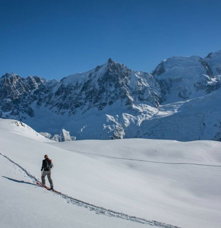 Ski touring col du passon